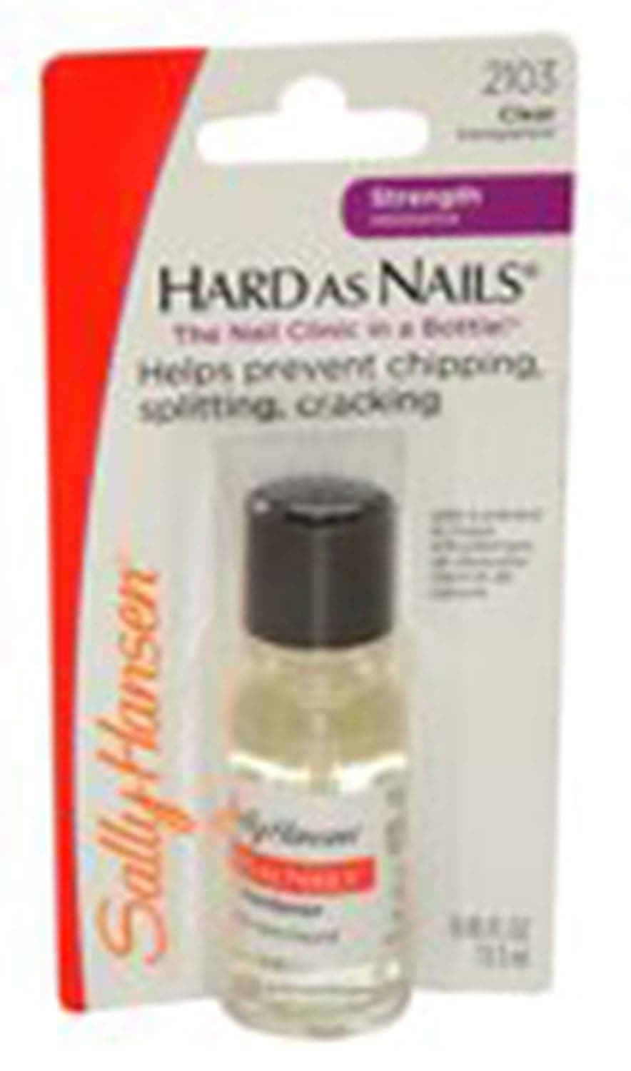 Sally Hansen Hard As Nails Hardener, Natural Tint [2106], 0.45 oz