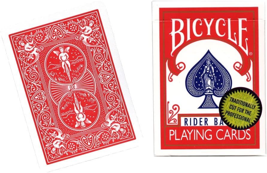 MMS Bicycle Playing Cards (Gold Standard) - RED Back by Richard Turner - Trick