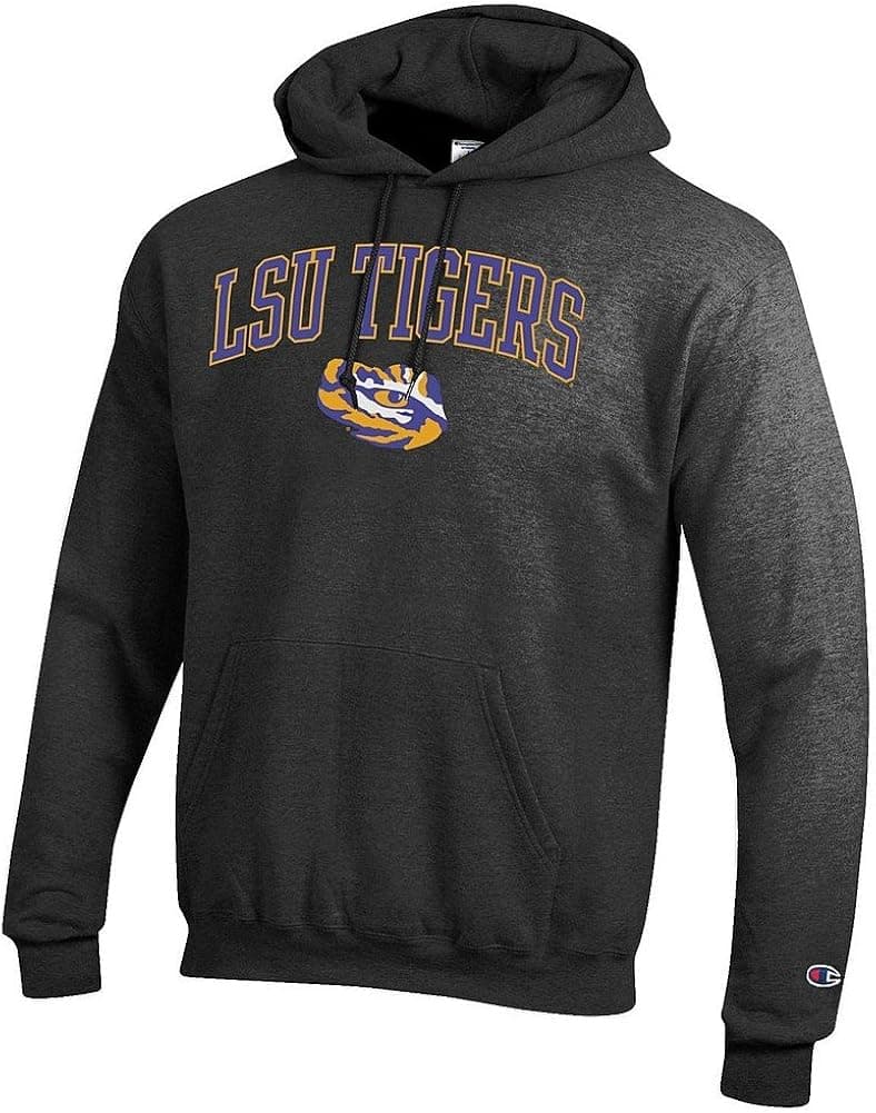 Top of the World Men's Fit Light Heather Team Arch Premium Fabric Hoodie Sweatshirt