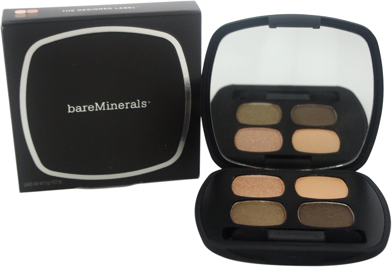 bareMinerals Ready 4.0 Quad The Designer Label Eyeshadow for Women, 0.17 Ounce