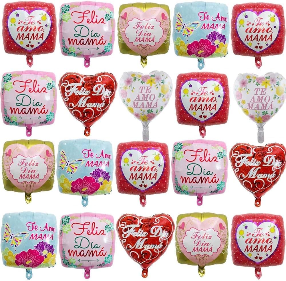Happy Mother’s Day Balloons Party Decorations Supplies - 18PCS Mother's day Best Mom Ever Mom Day Foil Balloons for Happy Mothers Day Birthday Party Decorations Supplies