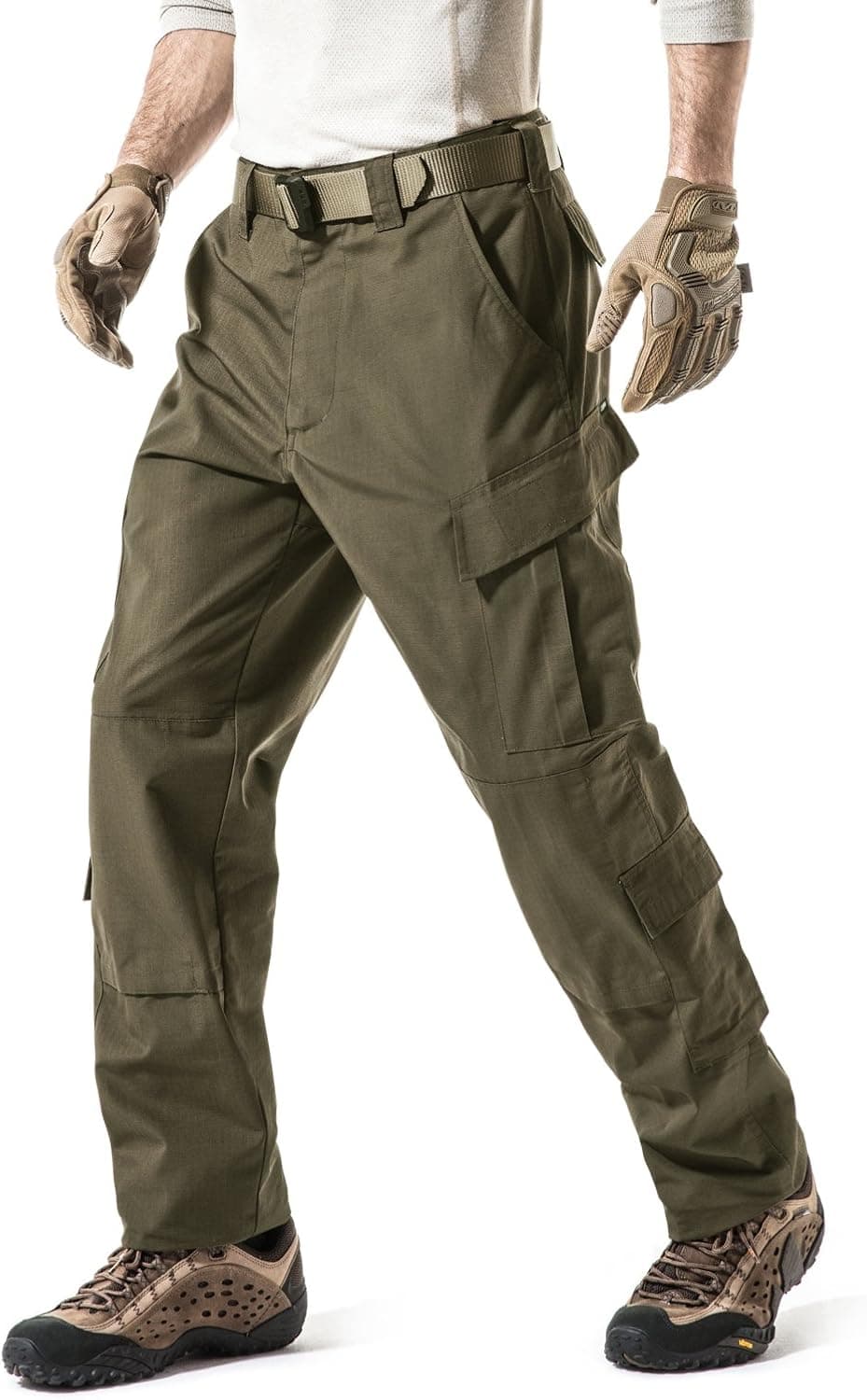 CQ-UAP01-TDR_Medium(W32-36)-Regular CQR Men's ACU / BDU Rip Stop Trouser EDC Tactical Combat Pants UAP01/UBP01