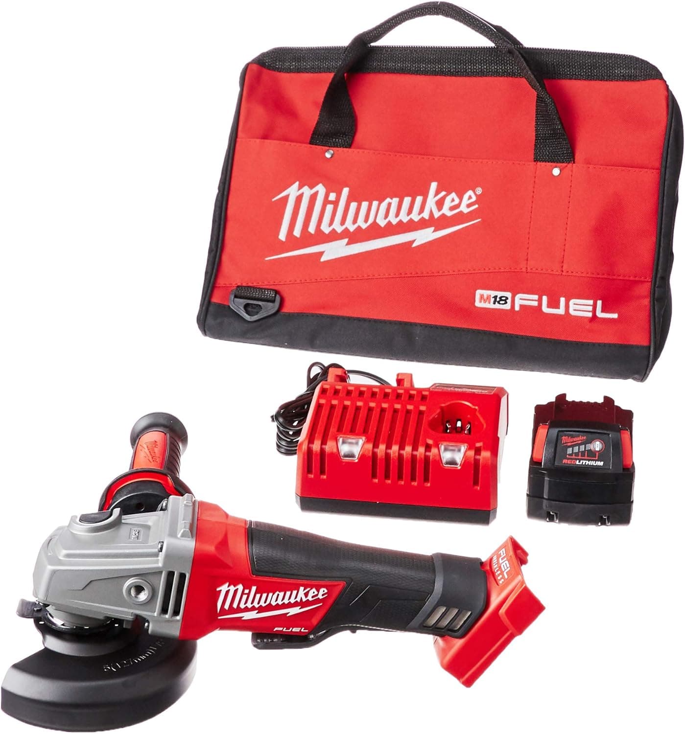 Milwaukee 2780-21 M18 FUEL 4-1/2"/5" PAD,1 Battery KIT