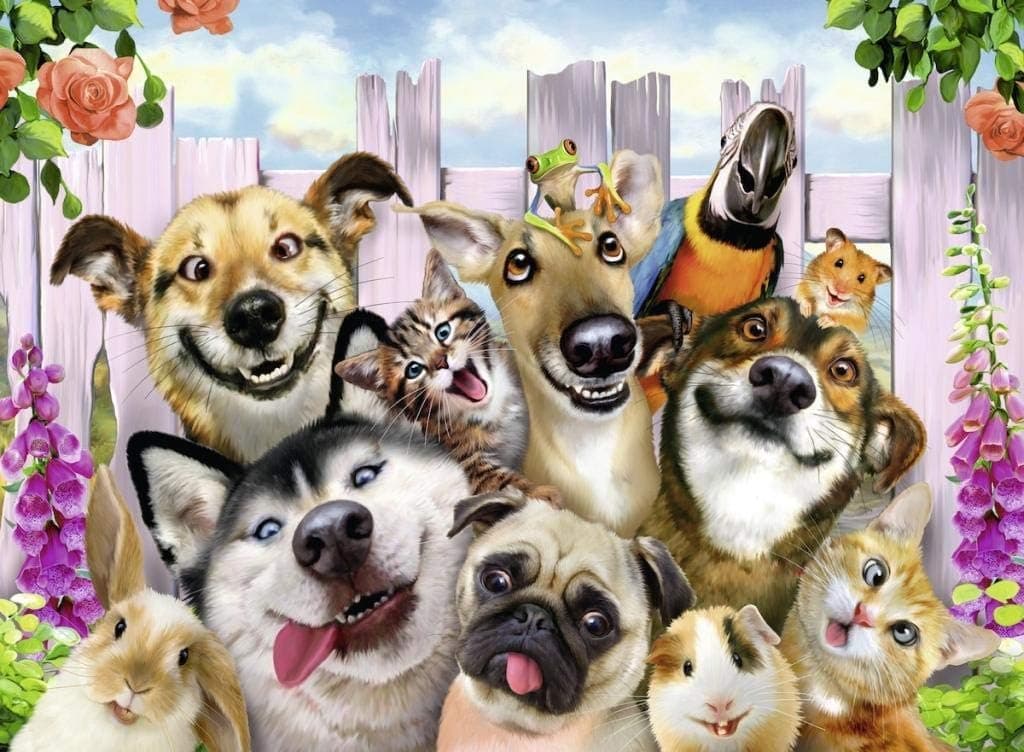 Ravensburger Puzzle 10045 Cute Animal Selfie