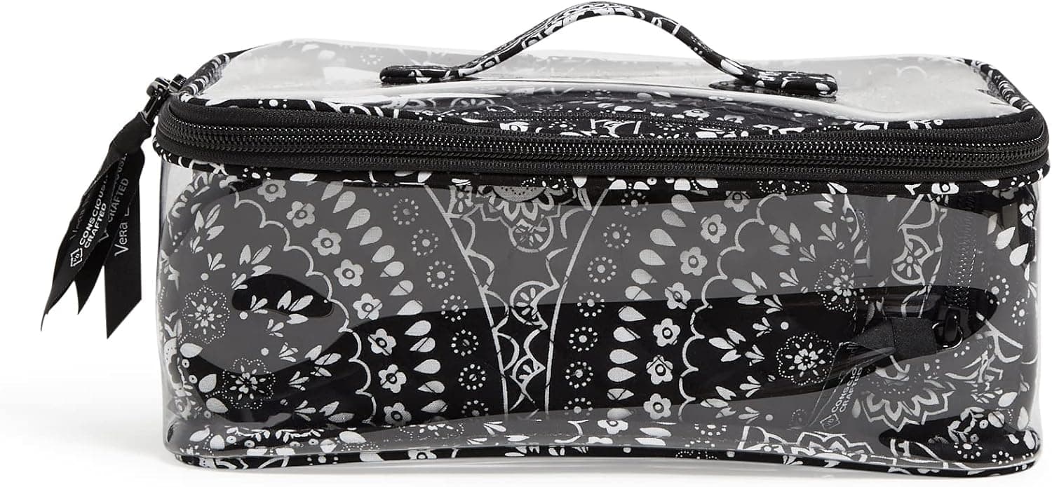 Vera Bradley Women's 4 Piece Cosmetic Makeup Organizer Bag Set