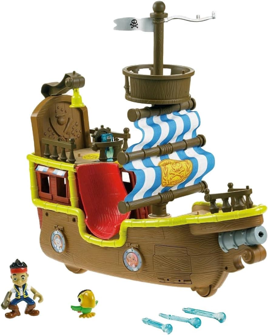 Fisher-Price Disney's Jake and The Never Land Pirates - Jake's Musical Pirate Ship Bucky [Amazon Exclusive]