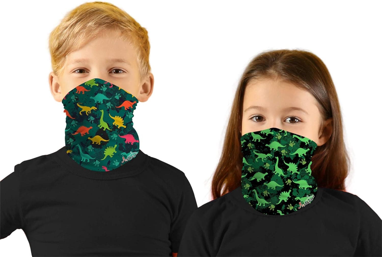 Little Boys Face Ski Mask Hiking Bandanas Sport Neck Gaiter UPF 50+ Sun Mask Scarf for Toddler Girl