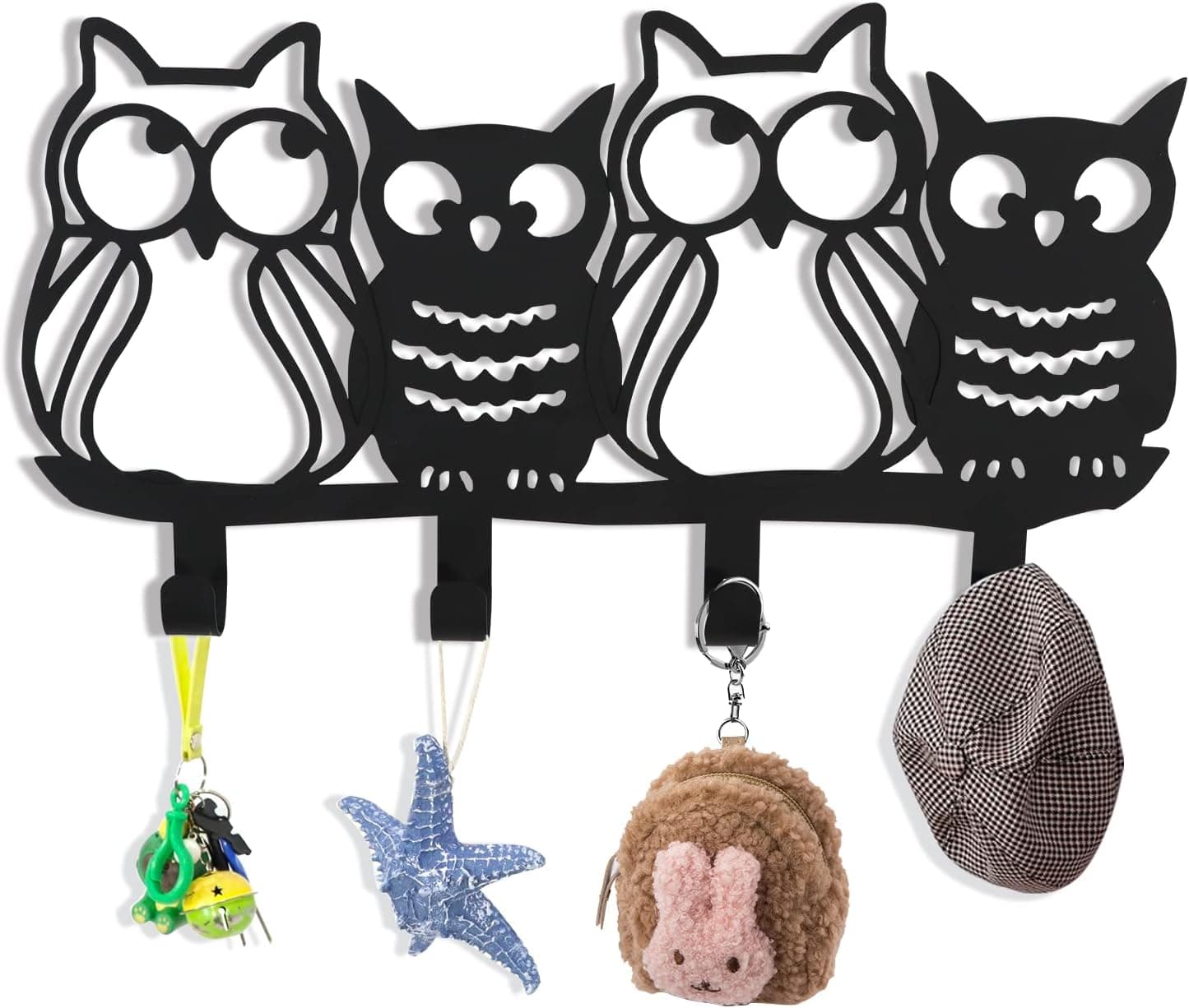 Liffy Key Holder for Wall: Metal Key Hooks Wall Key Hanger Decor for Front Door Kitchen Garage
