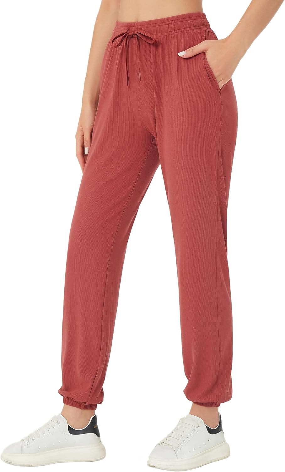 XELORNA Black Joggers for Women High Waist Jogger Sweatpants with Pockets Sweat Pants Women Casual Jogger Pants Lounge Pants