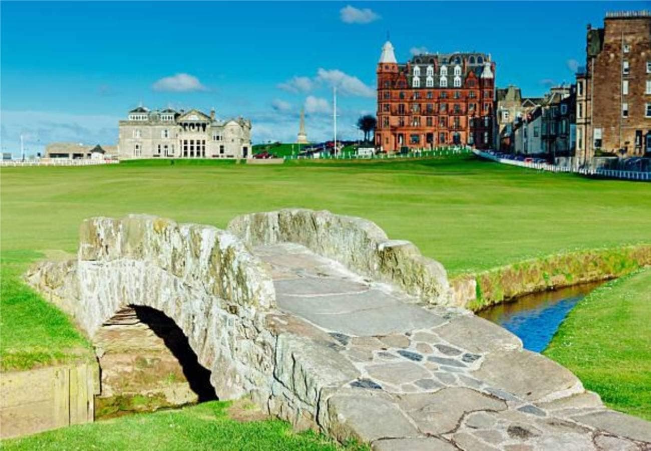 Jigsaw Puzzles Golf Old Course at st Andrews Scotland Scotland Landscape Stock for Kids Adults Educational Intellectual Game Gift Large Puzzle Toys DIY Challenge Indoor - 20”x30”(1000 Pieces)