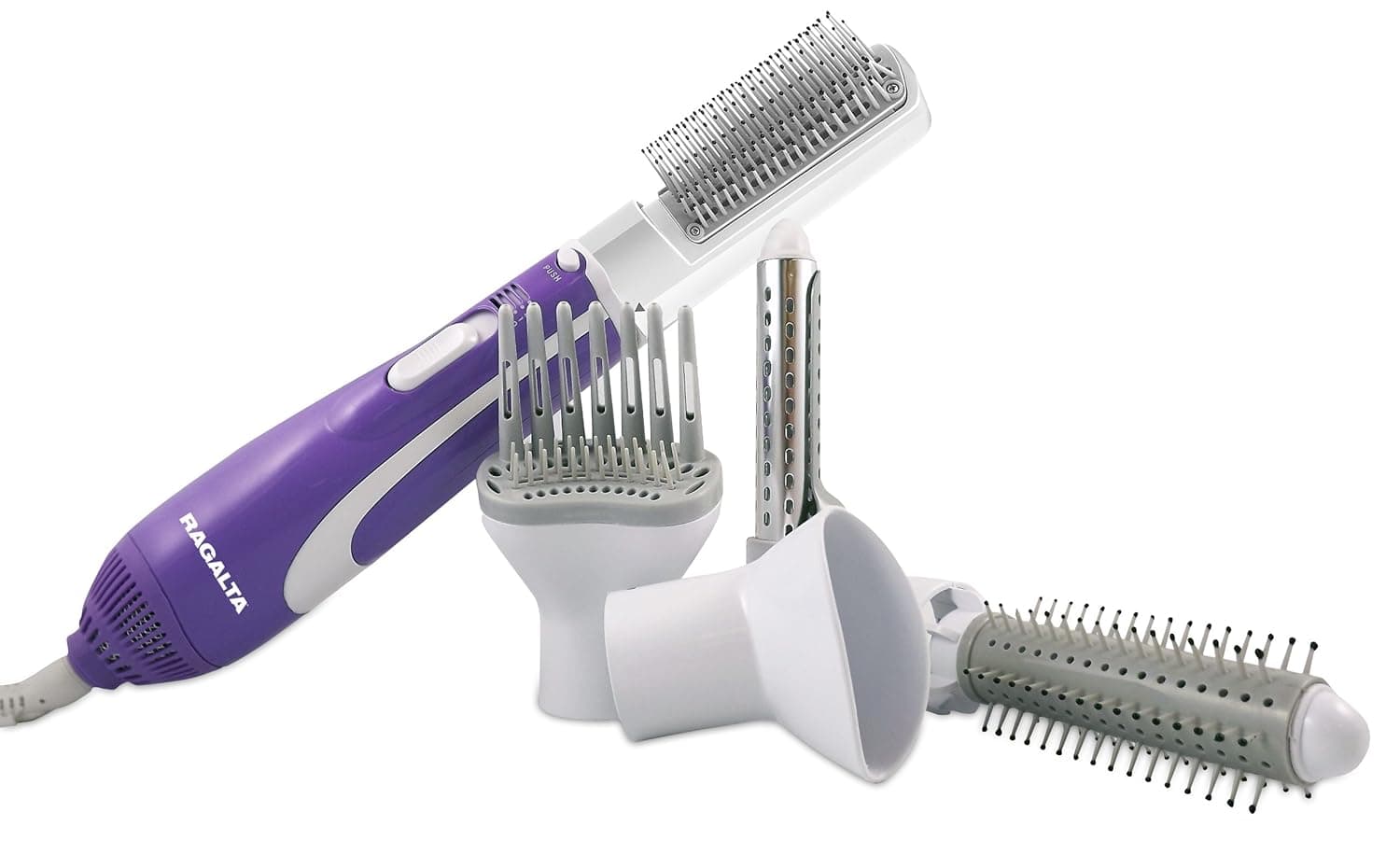 Ragalta RHAB-3000 Purelife Series 5-In-1 Hot Air Brush with Cool Shot Function