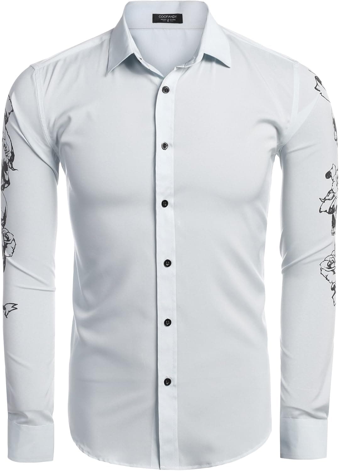 COOFANDY Men's Linen Henley Shirt Long Sleeve Casual Hippie Cotton Beach T Shirts