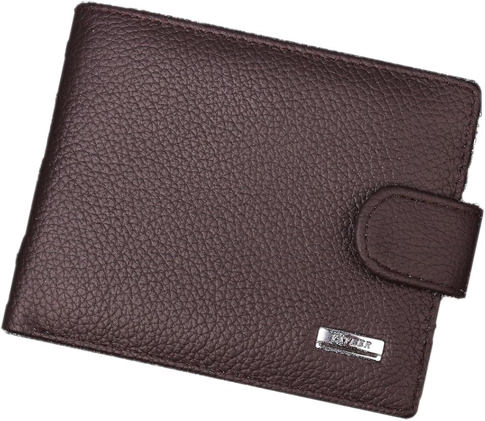 PolarLander Men's PU Wallet for Men Multifunctional Short Design Men Wallet Zipper Coin Purse Card Holder