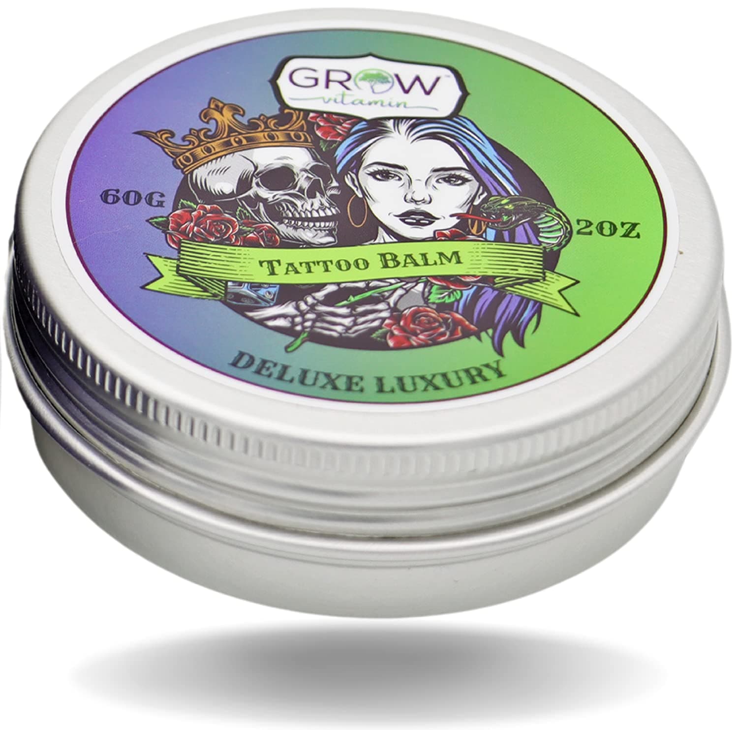 Tattoo Care Balm for Before, During & Post Tattoo – Safe, Natural Tattoo Aftercare Cream – Promote Skin Healing - Aftercare to Revive & Refresh Old Tattoos - 7 Organic moisturizers - 2oz (1 Pack)