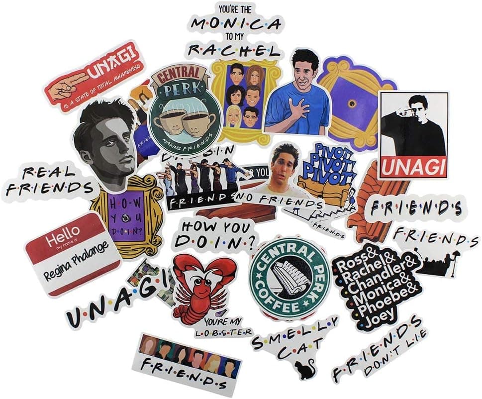 Cool Fun Vinyl Stickers Decals for Snowboard Skateboard Funny Sticker Bomb Pack (F)