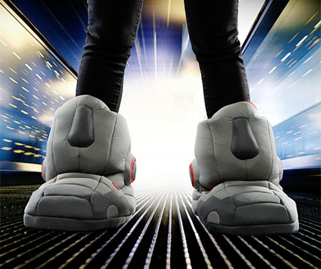 Robot Overlords ! Giant Robot Slippers with Sound Bootie Style Slippers