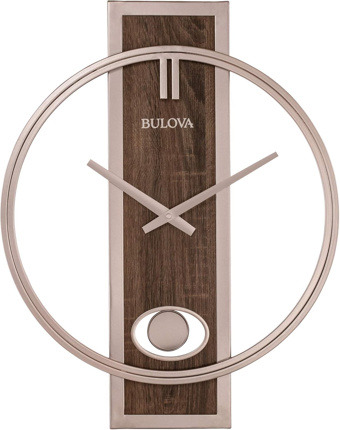 Bulova C4117 Phoenix Wall Clock, Champagne
