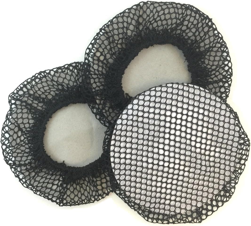 BUN Skins Reusable Bun Hair Nets for Dancers (3 Pack)