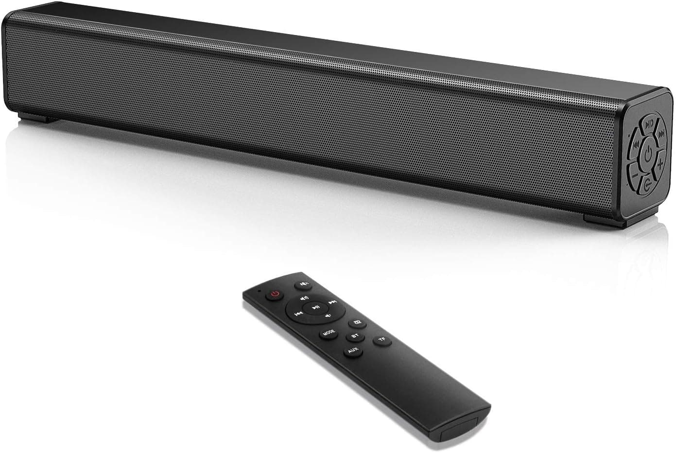 OUCAM Sound Bar, Wireless and Remote Control Home Theater Audio with Bluetooth 5.0, RCA, AUX and USB Connection, Surround Sound Bars System for TV, Home Theater, Home Bar and Serving Carts