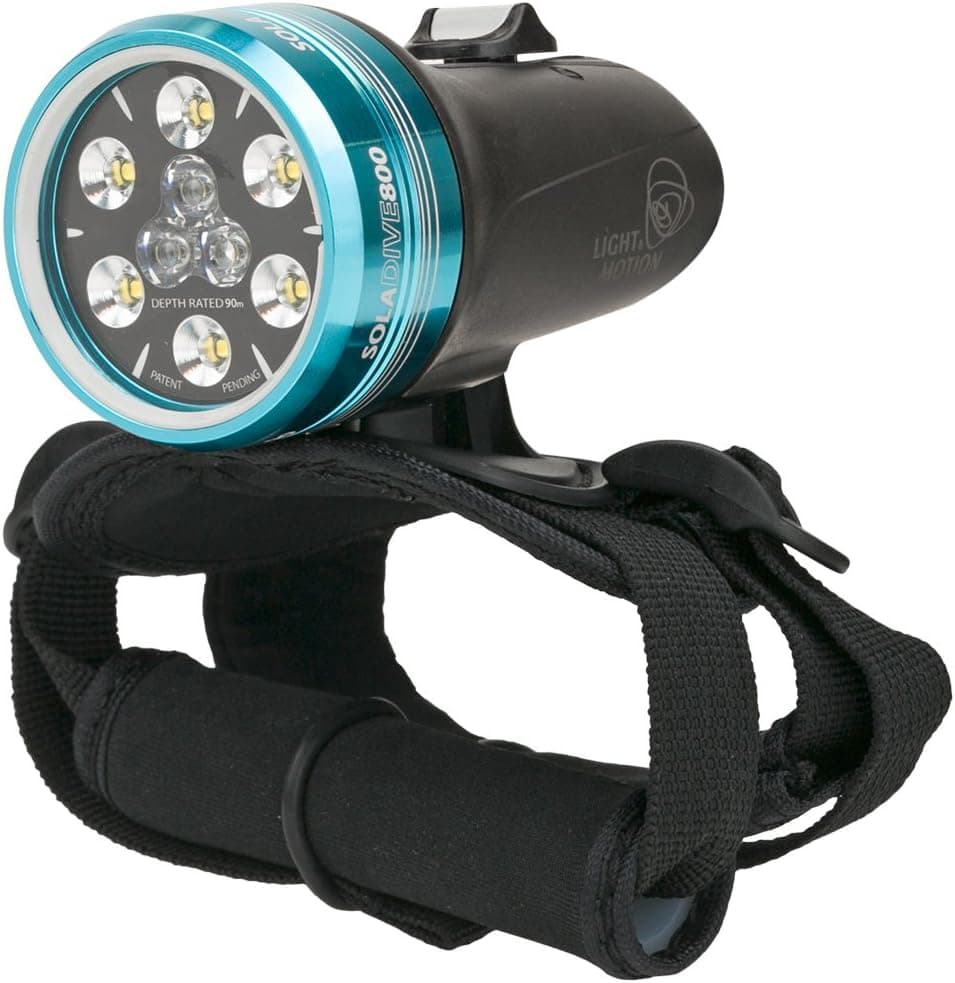 Light & Motion SOLA Dive 800 S/F Black Underwater Light