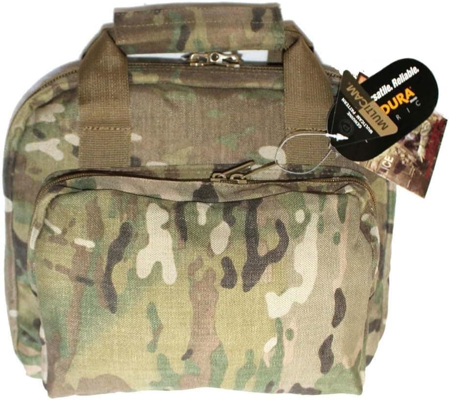 11" Multicam Camo Soft Padded Pistol Range Bag Hand Gun Case