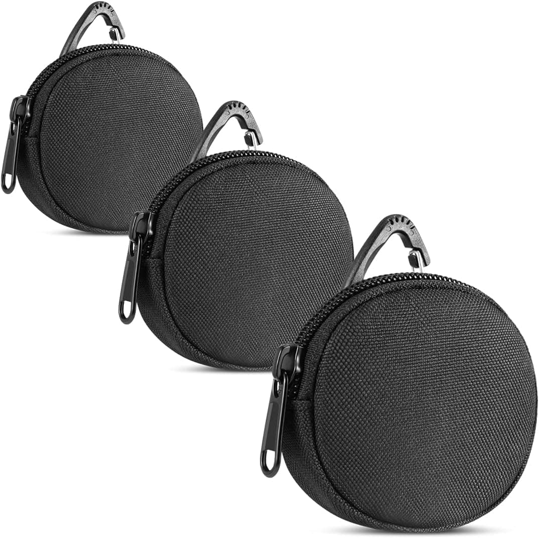 Suuree Coin Pouch Holder, Upgraded Tactical EDC Pouches, Small Keychain Coin Purse with Triangle Buckle for Outdoor Travelling, Hiking, Fishing, Cycling, Hunting, etc.
