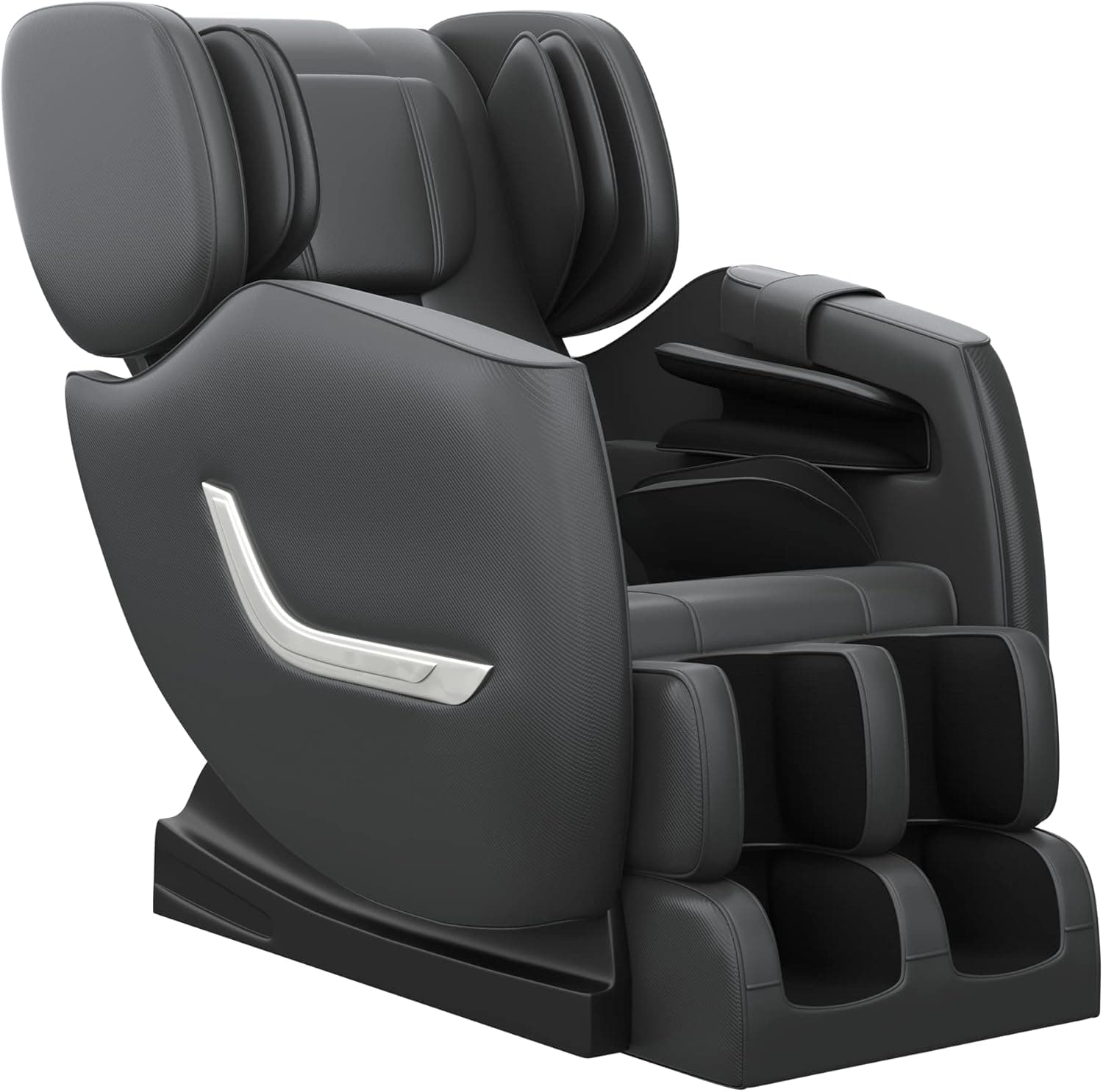 FOELRO 2022 Updated Massage Chair Zero Gravity Full Body Shiatsu Recliner with Heating Back and Foot Rollers Massage (Black)
