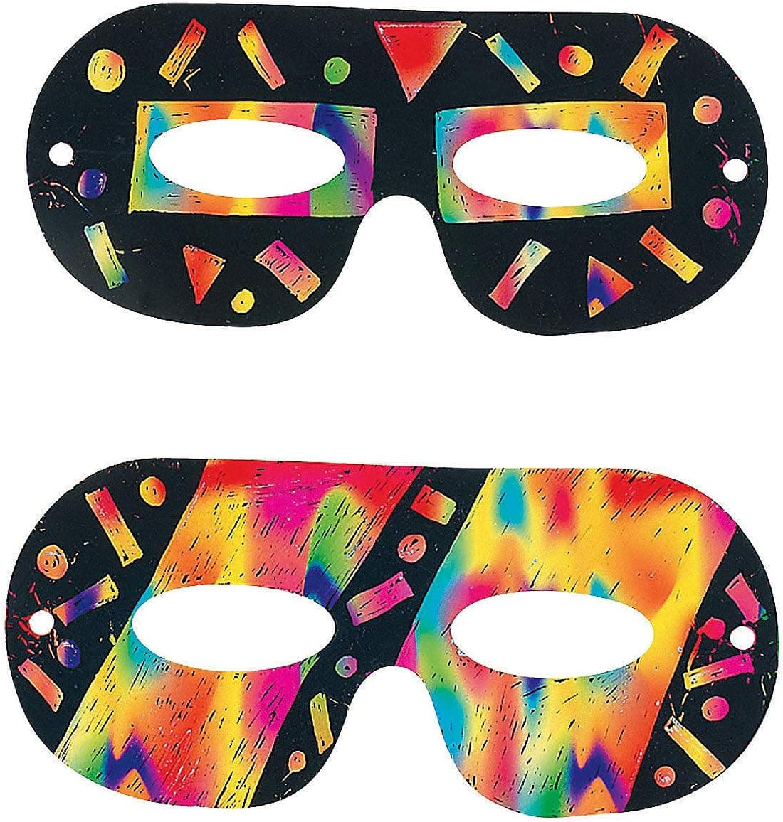 Magic Color Scratch Masks - Crafts for Kids & Magic Scratch 24 count