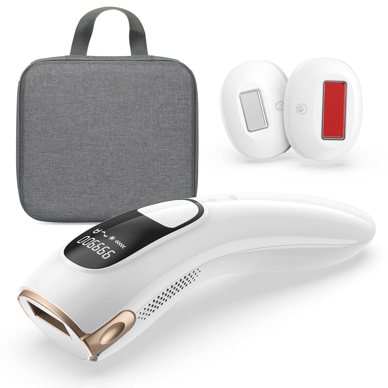 Laser Hair Removal for Women Permanent, IPL Hair Removal with 2 Intelligent Attachments for Whole Body, Ice Painless Hair Removal At Home