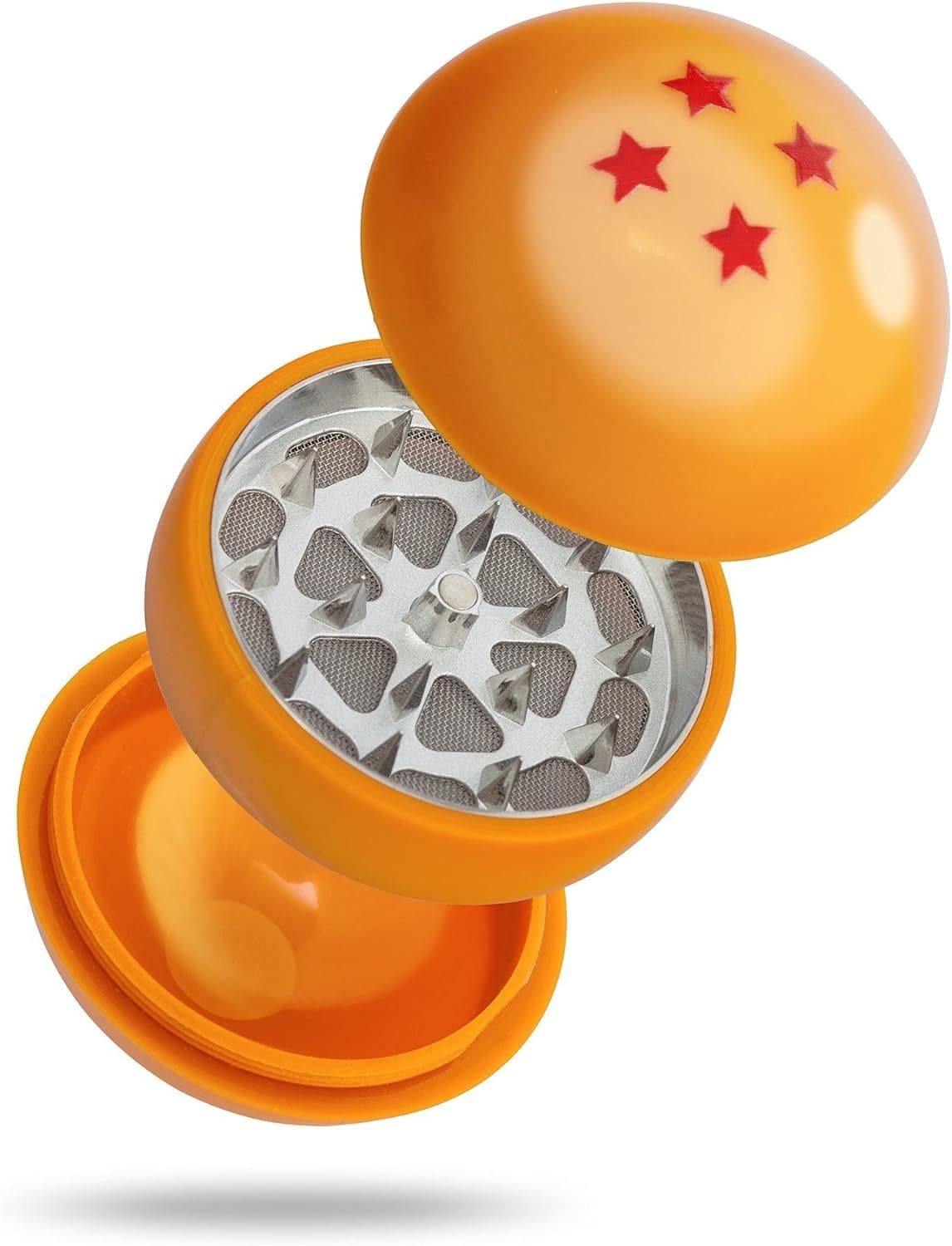 Anime Herb Grinder - 3 Piece Grinder 55MM (2.2 Inches) - Best For Herb & Spices - Gift Box (4 Star)