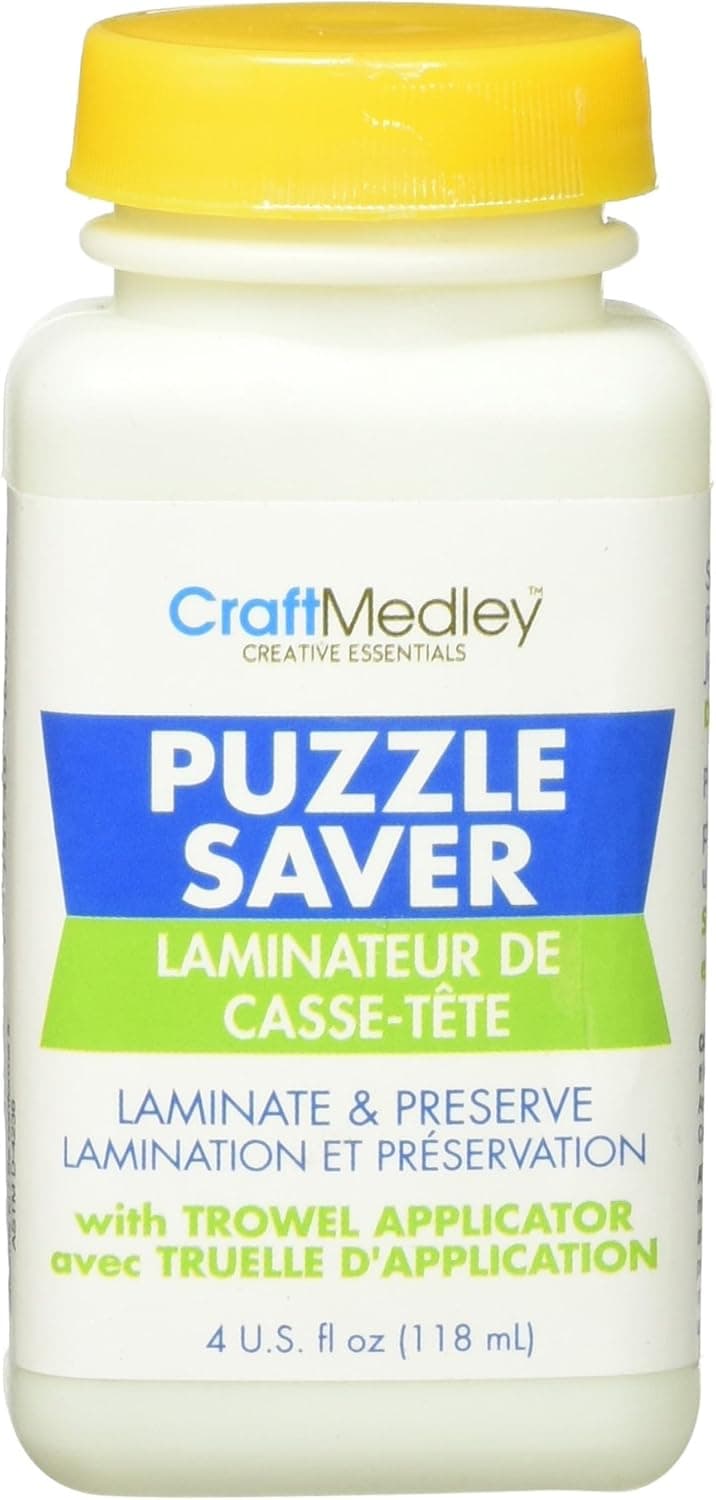 Craft Medley GL600 Non-Toxic Puzzle Saver With Trowel Applicator , 4 Ounce