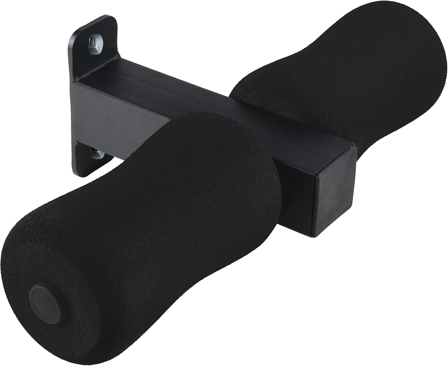 LoGest Wall Mounted Nordic Hamstring Curl Machine - Compact Fitness Training Equipment - Steel & Foam Padded Ankle Bar Versatile Workout Tool for Nordic Curls Spanish Squats Sit-Ups Core Twists & More