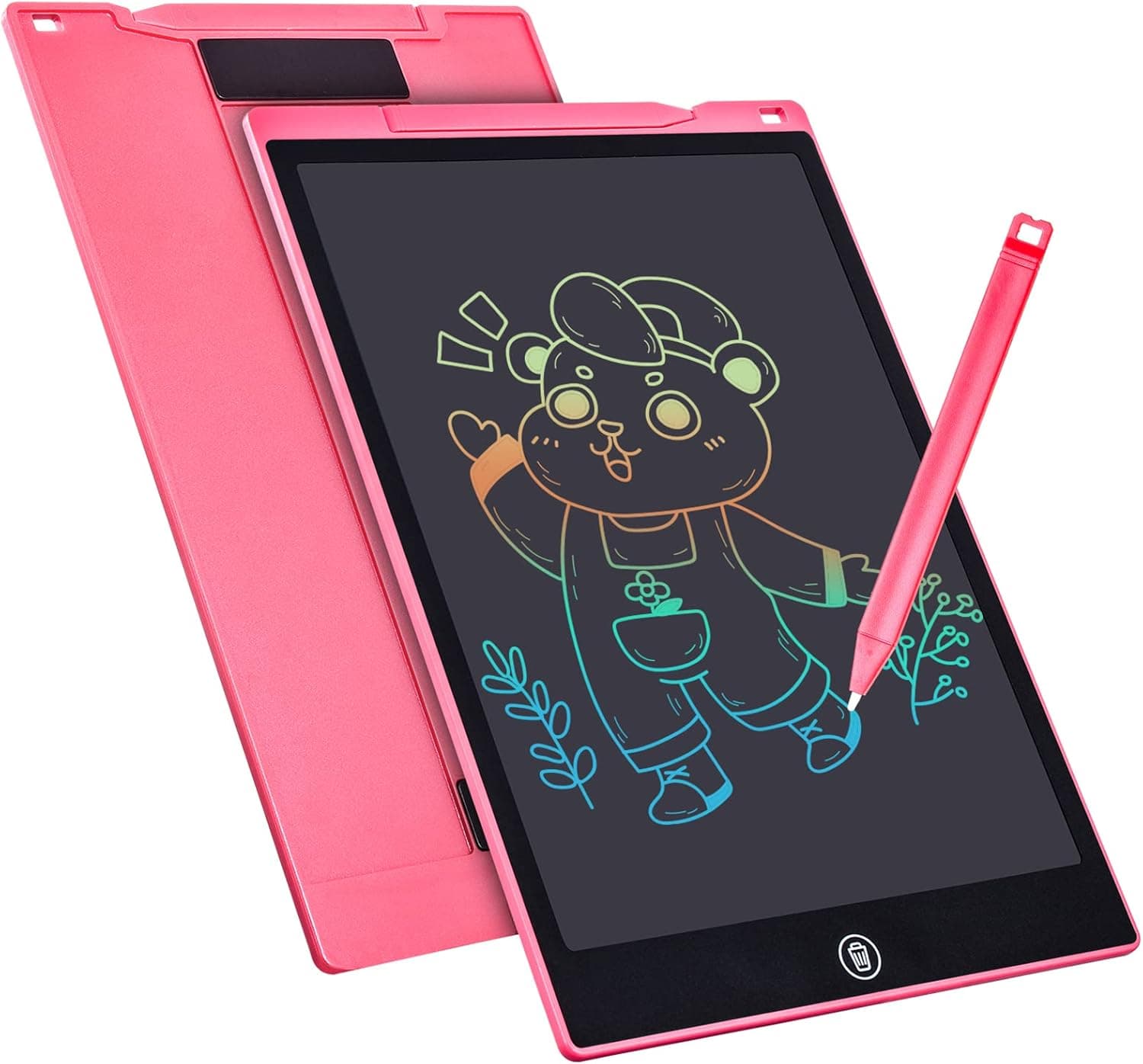 Toys Gift LCD Writing Tablet 12 Inch Colorful Screen, Learning Educational Toys for 3-12 Year Old Girls, Erasable Doodle Board for Kids, Electronic Digital Handwriting Magnetic Drawing Board Tablet