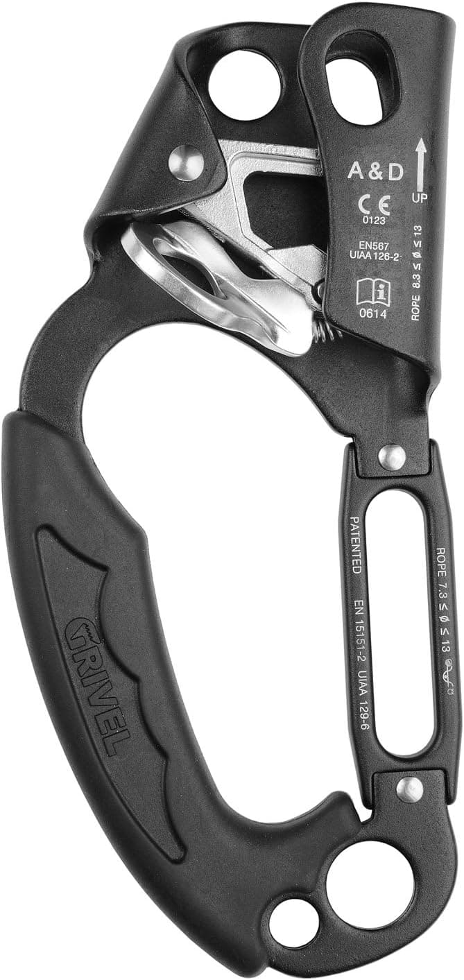Grivel Up & Down Ascender Black, Left