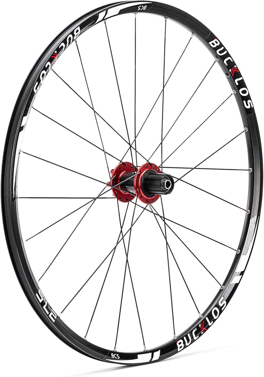 BUCKLOS 26/27.5/29" Mountain Bike Wheelset, Carbon Hub MTB Wheels Quick Release Disc Brakes, 24H Low-Resistant Flat Spokes Bike Wheels fit 7-11 Speed Cassette