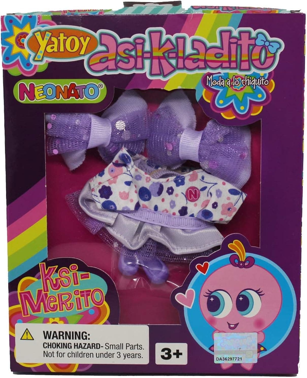 Distroller Neonate Nerlie Girl Clothing Purple Tutu Dress with Bows & Shoes - Spanish Edition KSI-Merito