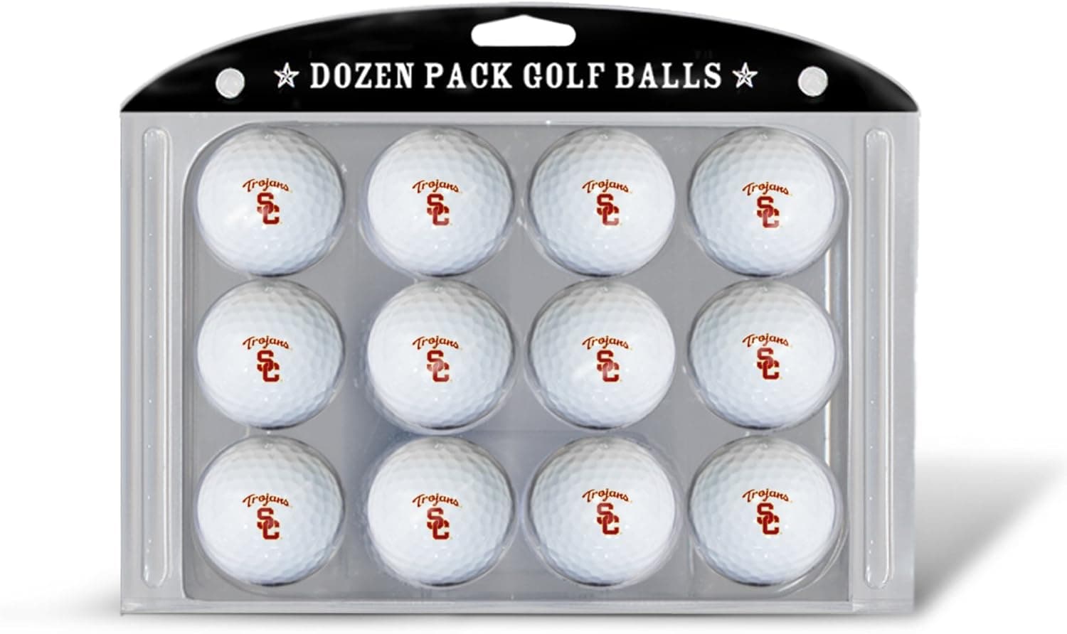 Team Golf NCAA Dozen Regulation Size Golf Balls, 12 Pack, Full Color Durable Team Imprint