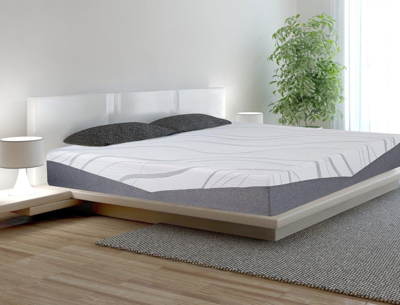 SLEEPLACE 10 inch Ultra Comfort-03 Multi Layer Memory Foam Mattress (QUEEN)