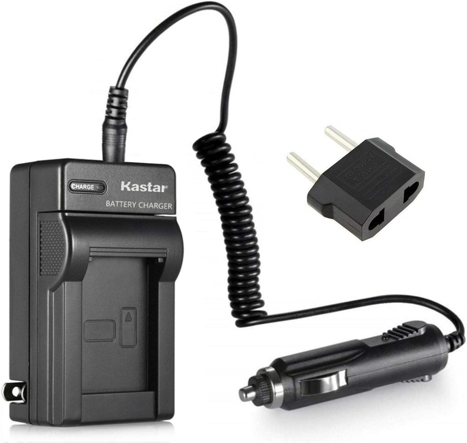 Kastar AC Charger with Car Adapter Compatible with Samsung ED-BP1410, BP-1410 Battery, Samsung NX30, EV-NX30ZZBGBUS, WB2200, Digimax WB2200, WB2200BMBCL, WB2200F, Digimax WB2200F