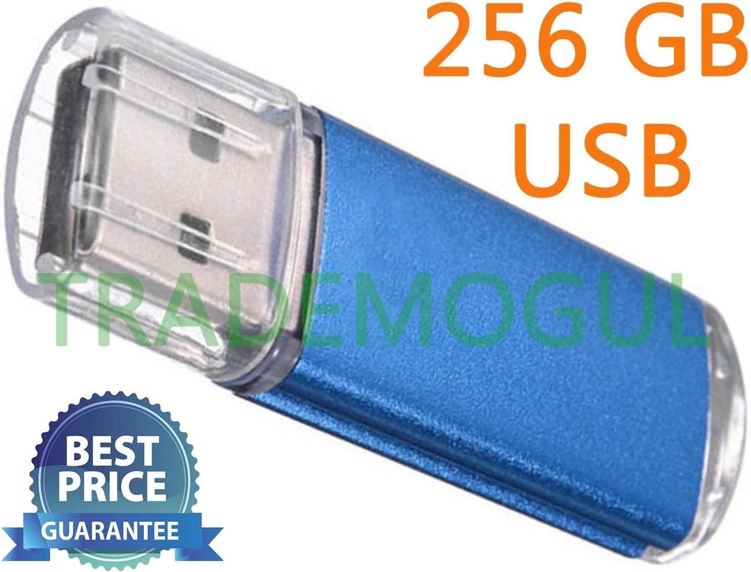 Sleek BLUE 256GB BRAND NEW USB 2.0 Thumb Pen Flash Drive Memory Stick Storage