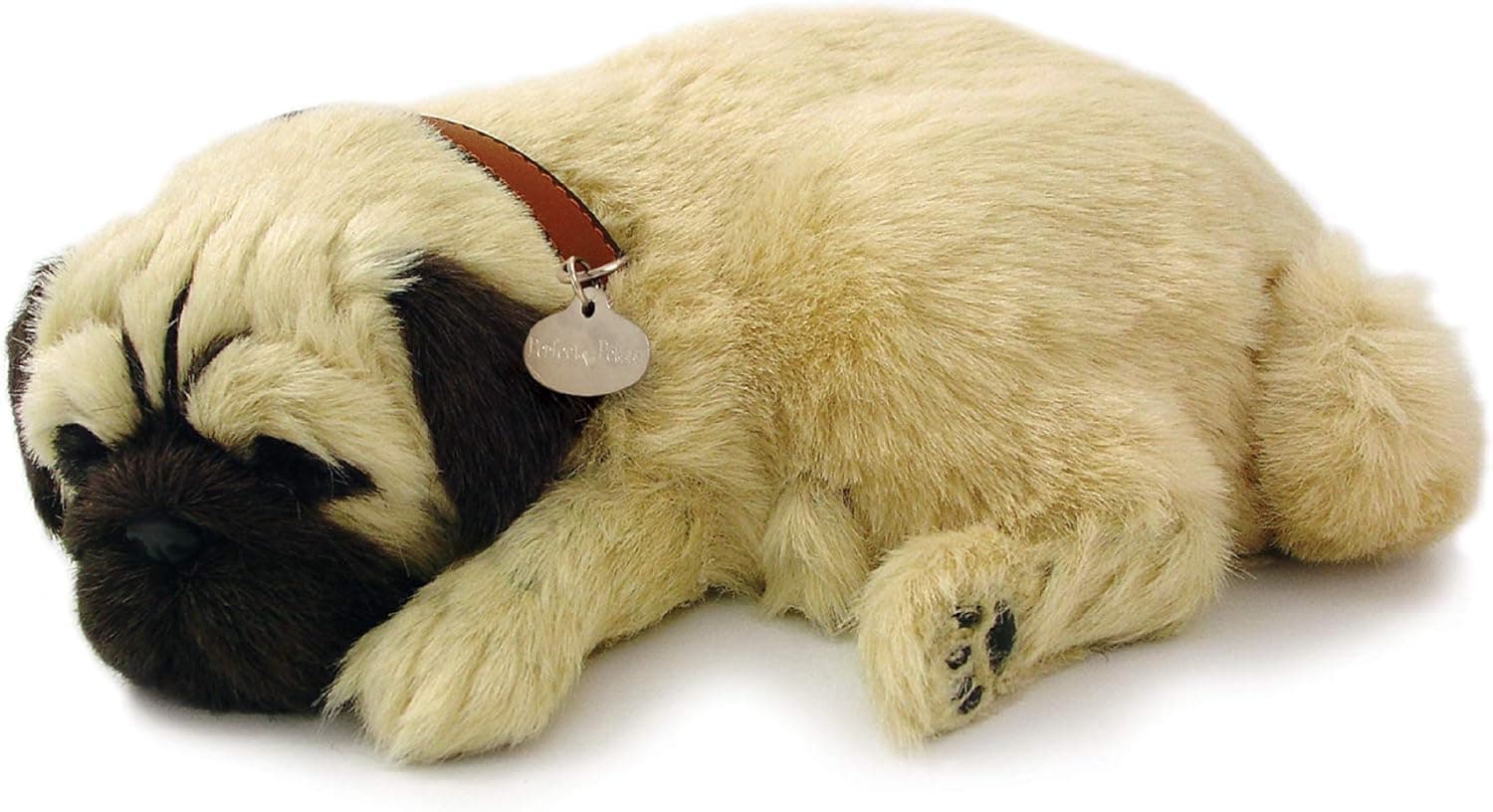 Original Petzzz Huggable Pug Puppy, Realistic, Lifelike Stuffed Interactive Pet Toy, Companion Pet Dog with 100% Handcrafted Synthetic Fur – Perfect Petzzz
