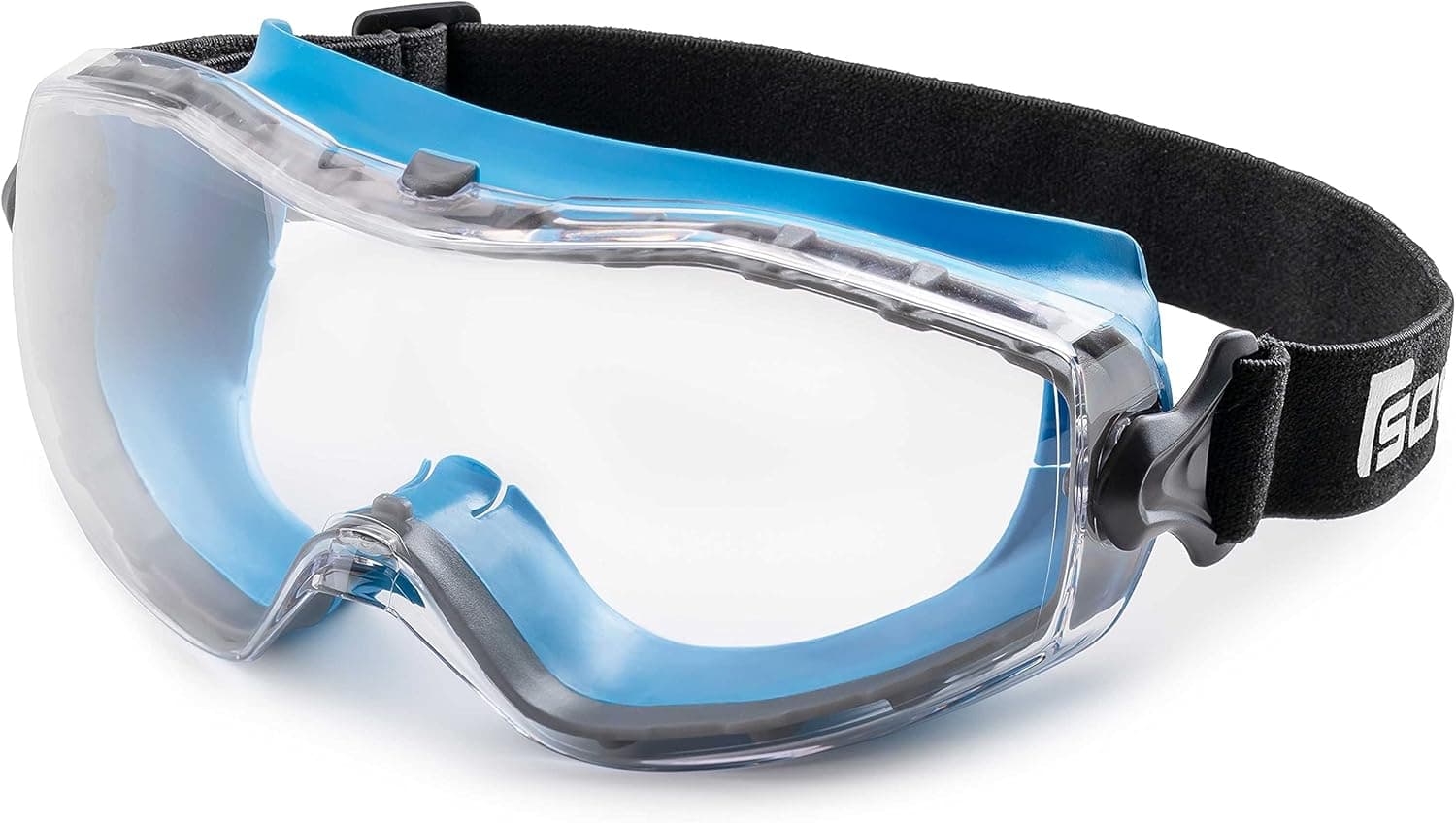 Solid. Safety Goggles | Protective Eyewear Lenses | Safety Glasses for wearing Over Prescription Glasses | Clear Lens