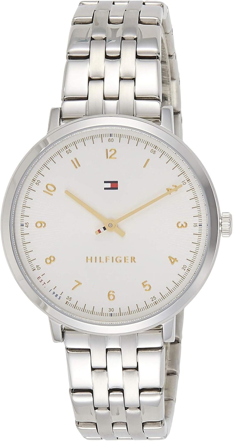 Tommy Hilfiger Women's 'SPORT' Quartz Stainless Steel Casual Watch, Color: Silver-Toned (Model: 1781762)
