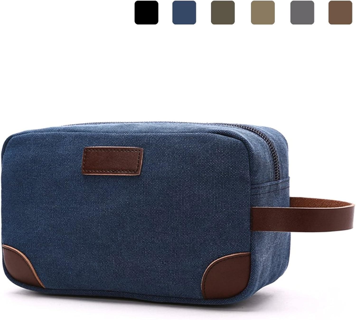 Travel Bag,Lanivas Classic Carrying Case Vacation Shaving Bag with Compartments Blue
