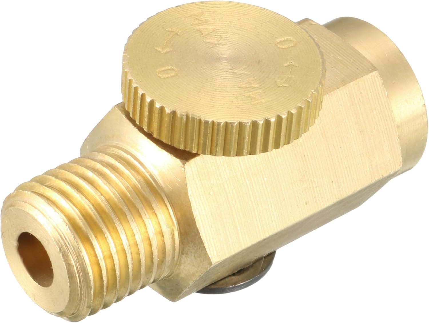 2 pc - Air Regulator Brass Air Compressor Adjustable Air Flow Tools 1/4" NPT