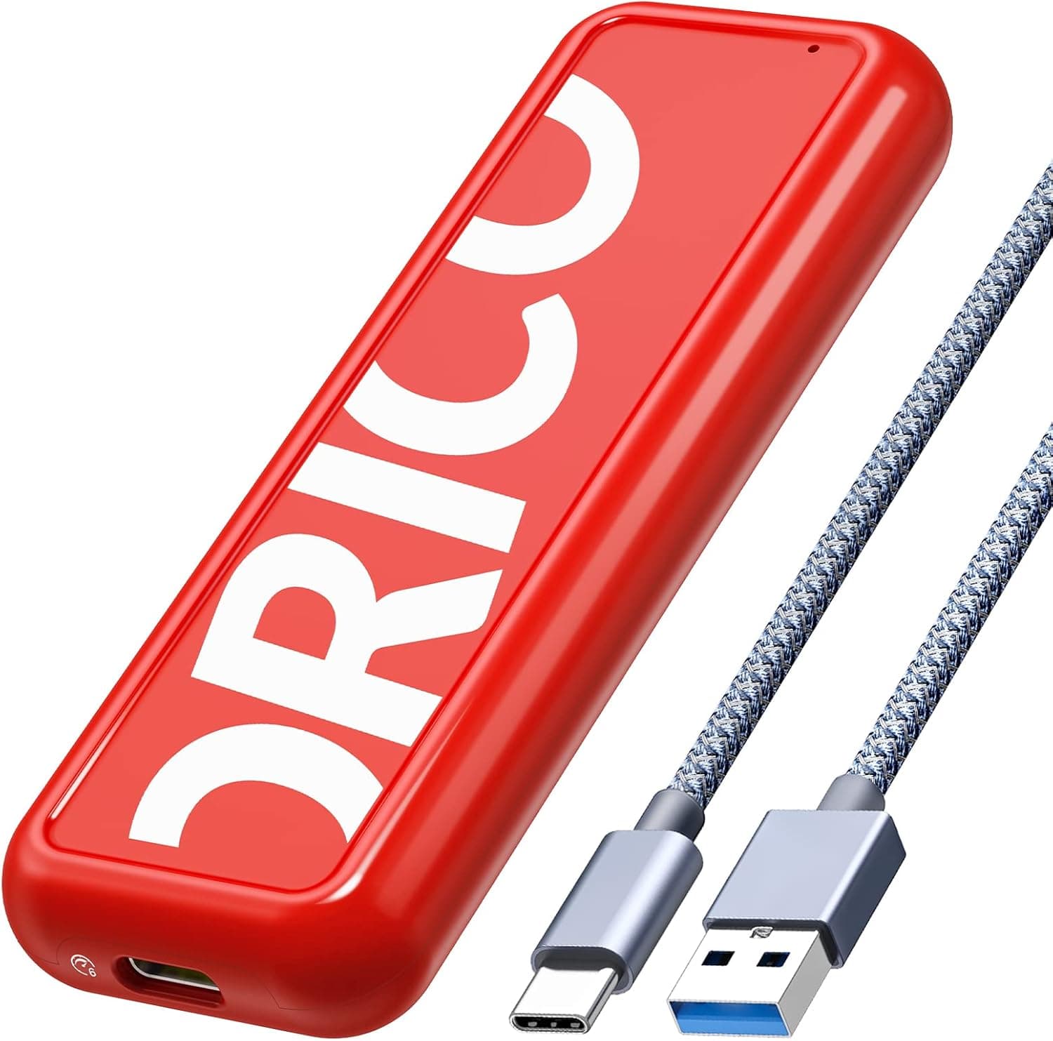 ORICO M.2 SATA NGFF SSD Enclosure , 6Gbps Tool-Free USB C Adapter, USB 3.2 M.2 SATA Reader, External Solid State Drive Case Supports 2230/2242 /2260/2280 SATA-Based M.2 (B Key/B+M Key) SSDs-CPM2-RD