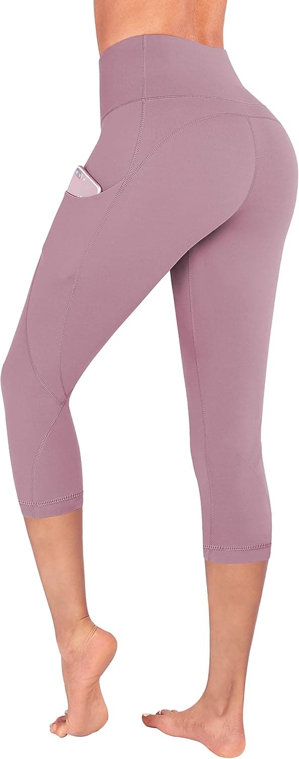 FUNANI High Waist Yoga Pants, Yoga Pants with Pockets for Women Tummy Control 4 Ways Stretch Leggings