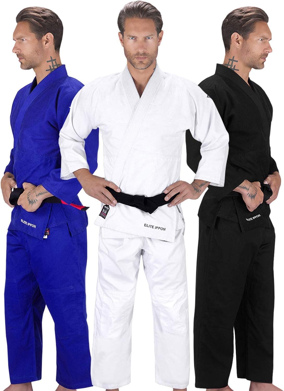 Elite Sports Adult Judo GI Uniform Double Weave IJF Approved Judo Suit Kimono GIs