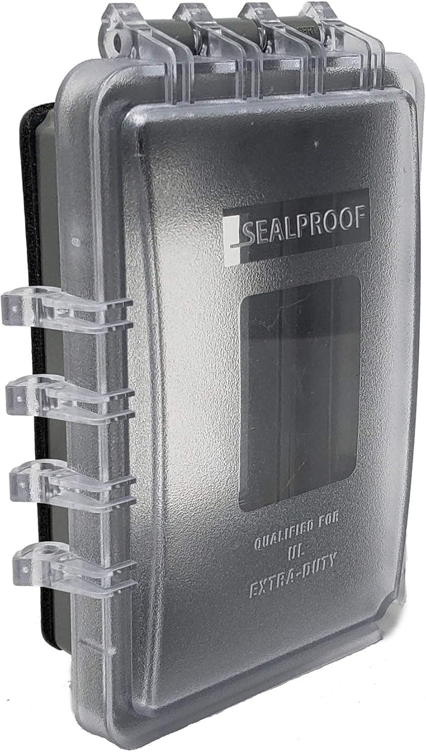 Sealproof Slim 1-Gang Weatherproof Shallow Outdoor Outlet Cover | Lockable, 18 Configurations, Low Profile