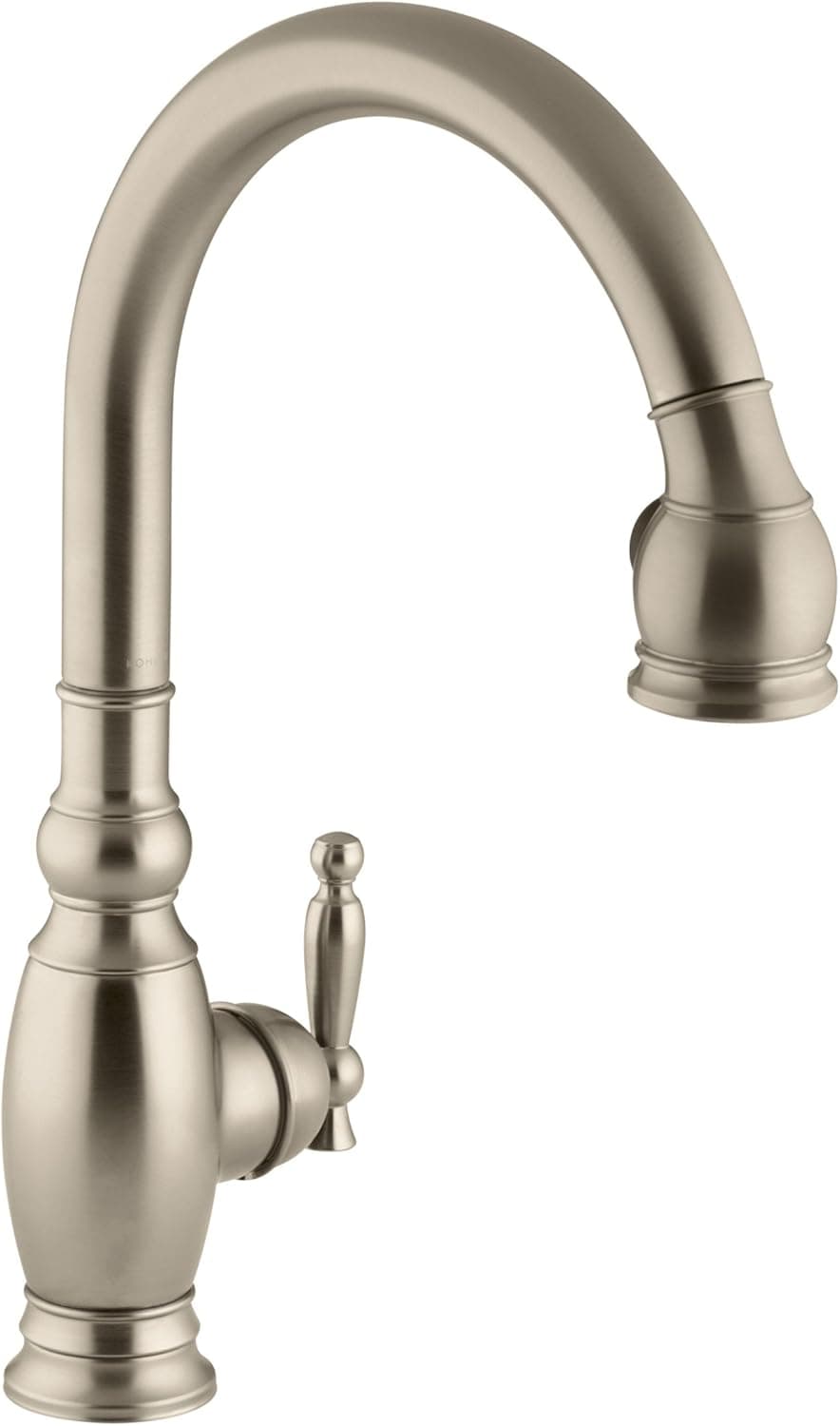 KOHLER K-690-BV Vinnata Kitchen Sink Faucet, Vibrant Brushed Bronze
